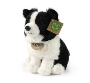 Rappa Plüschhund Border Collie 23 cm SOFT COLLECTION, ECO-FRIENDLY